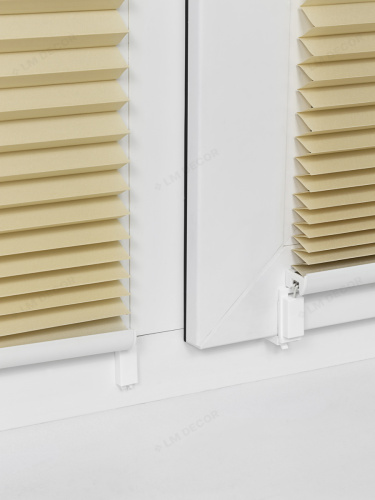 Жалюзи плиссе PK 250-05 Бежевые фото 9